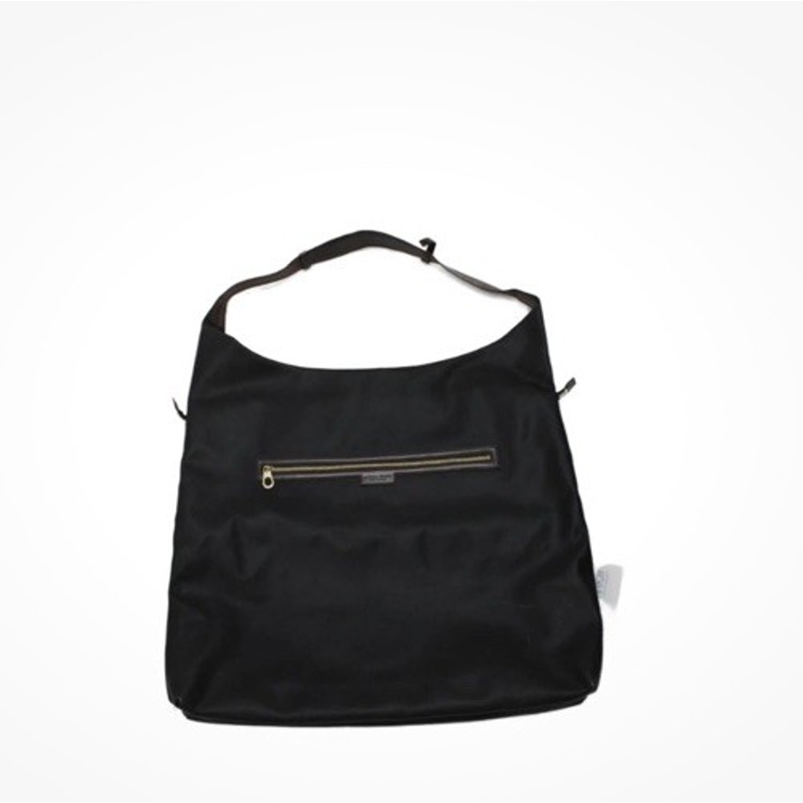 Bottega Veneta Fold Over/Shoulder Carry Black Garment Bag- Pvc Leather